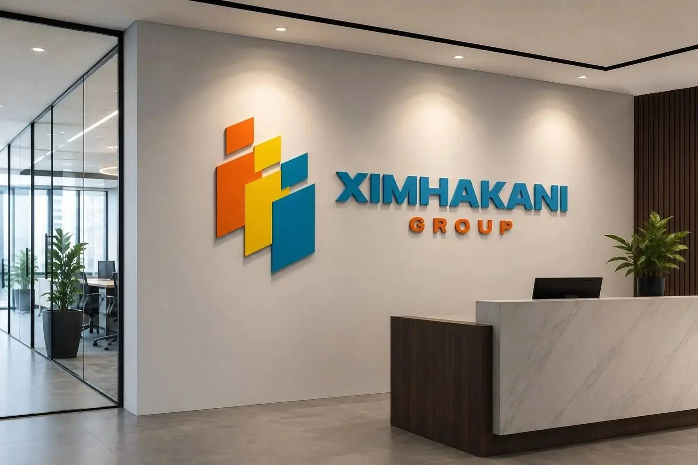 Ximhakani Group reception wall