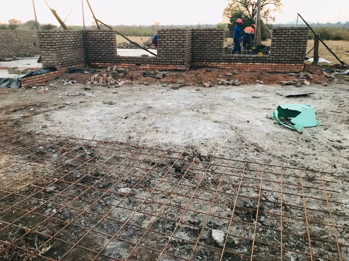 Walls & Slab Prep